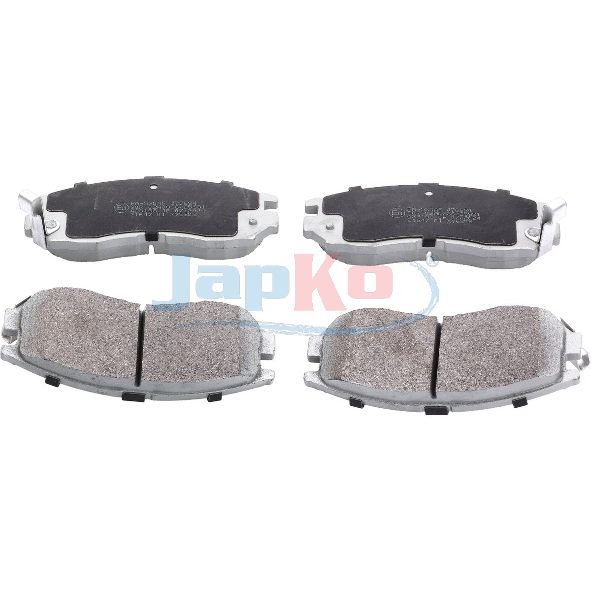JAPKO Bremseklodser 50530 foraksel for MITSUBISHI PROTON CHRYSLER HYUNDAI