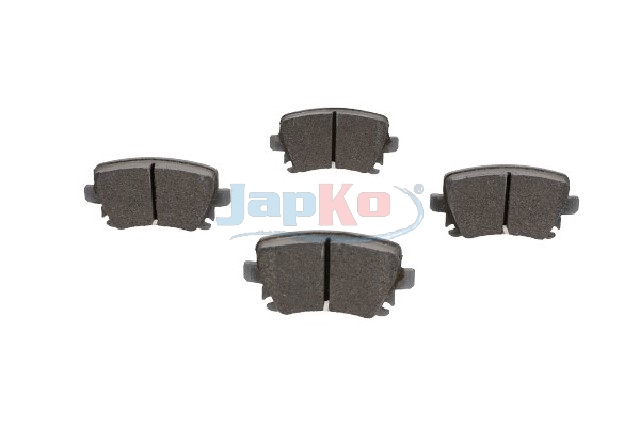 JAPKO Bremseklodser 510007 bagaksel for VW AUDI VAG