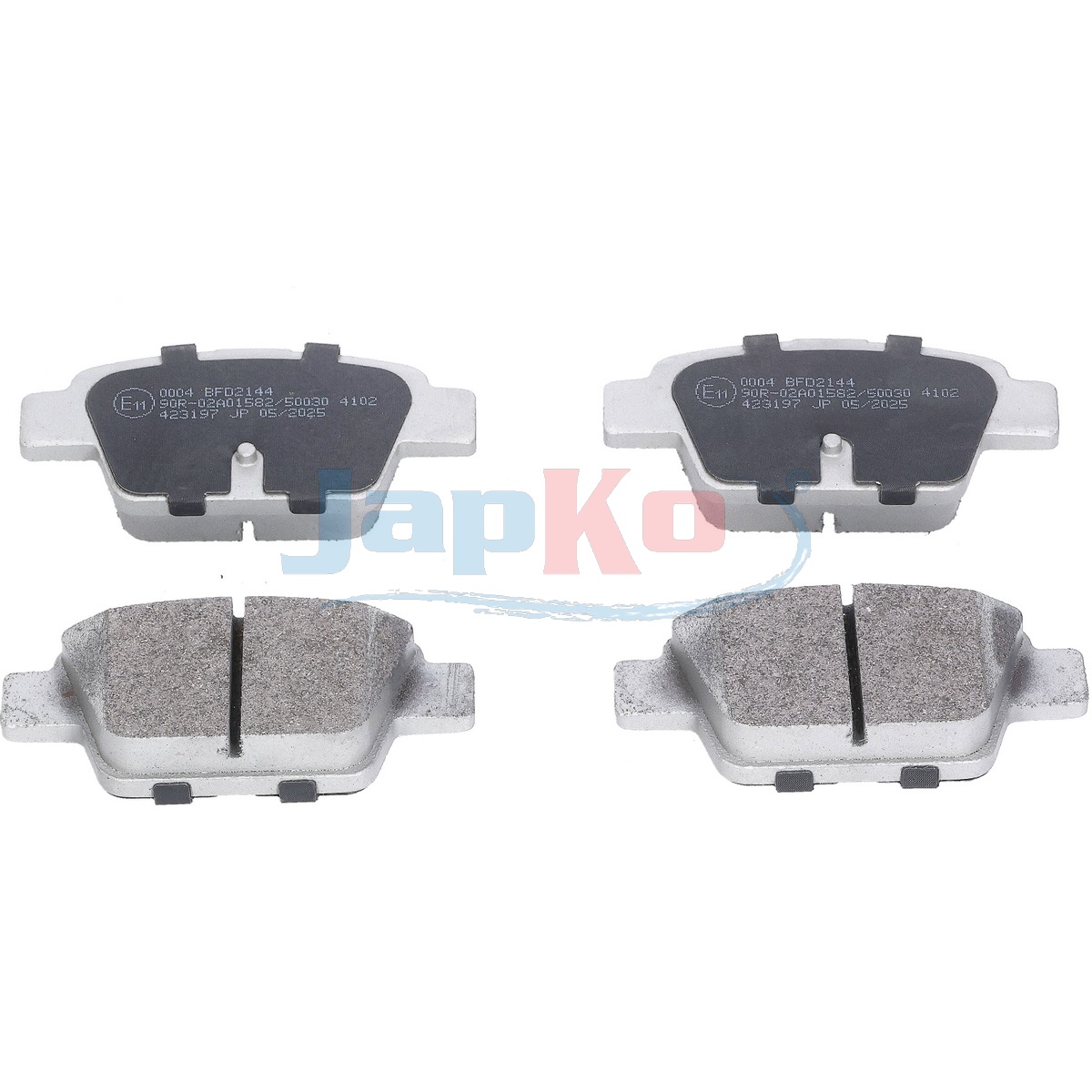 JAPKO Bremseklodser 510004 bagaksel for FIAT LANCIA