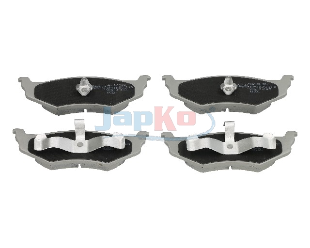 JAPKO Bremseklodser 51016 bagaksel for CHRYSLER DODGE