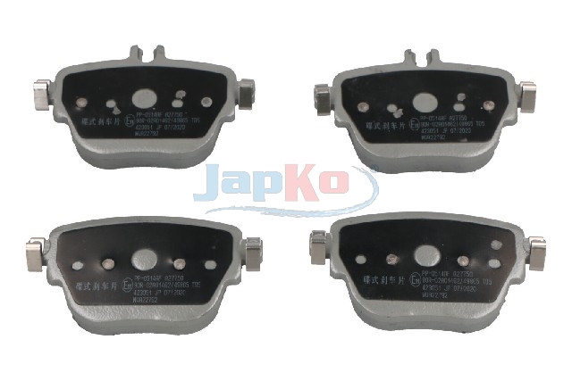 JAPKO Bremseklodser 510514 bagaksel for MERCEDES-BENZ