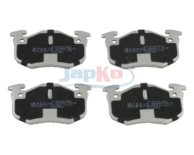 JAPKO Bremseklodser 510611 bagaksel for CITROËN PEUGEOT RENAULT