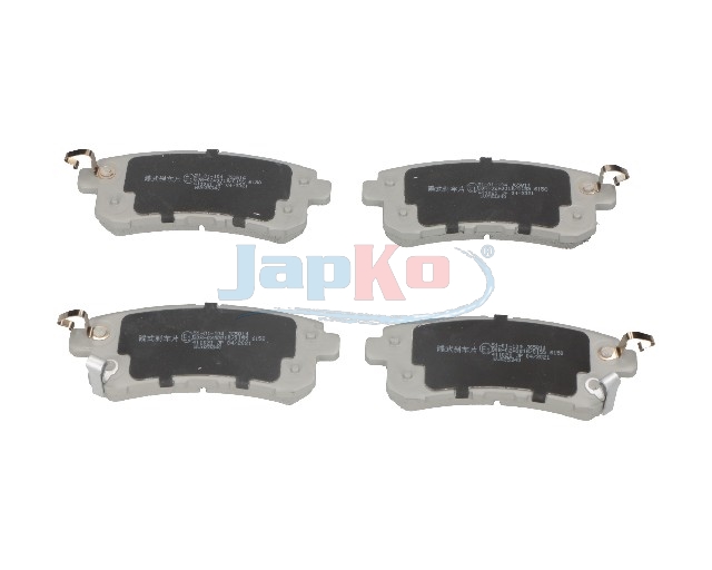 JAPKO Bremseklodser 51104 bagaksel for INFINITI NISSAN