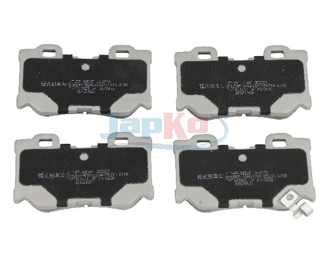 JAPKO Bremseklodser 51105 bagaksel for INFINITI NISSAN
