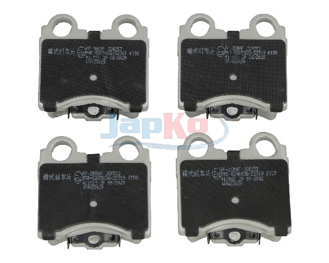 JAPKO Bremseklodser 51260 bagaksel for LEXUS TOYOTA