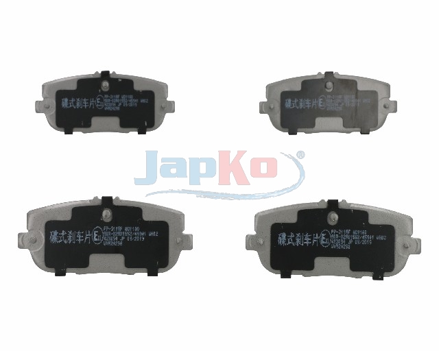 JAPKO Bremseklodser 51311 bagaksel for FIAT MAZDA