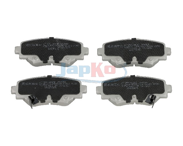 JAPKO Bremseklodser 51308 bagaksel for MAZDA