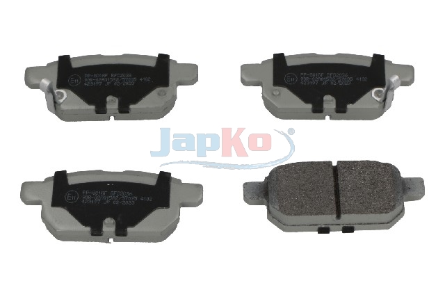 JAPKO Bremseklodser 51801 bagaksel for NISSAN SUZUKI