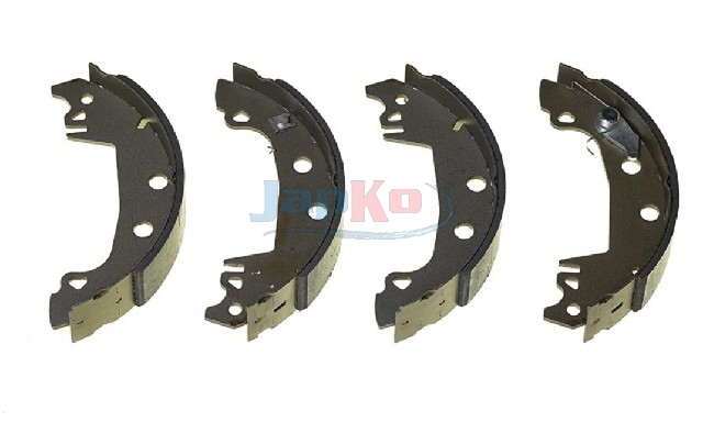 JAPKO Bremsebakkesæt 55024 bagaksel for PEUGEOT ALFA ROMEO CITROËN
