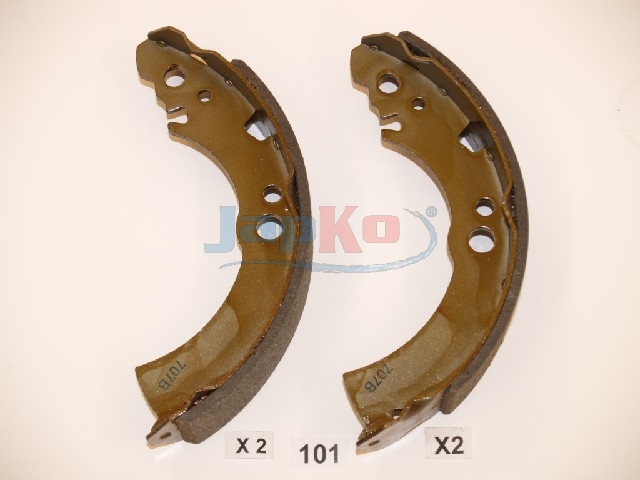 JAPKO Bremsebakkesæt 55101 bagaksel for NISSAN
