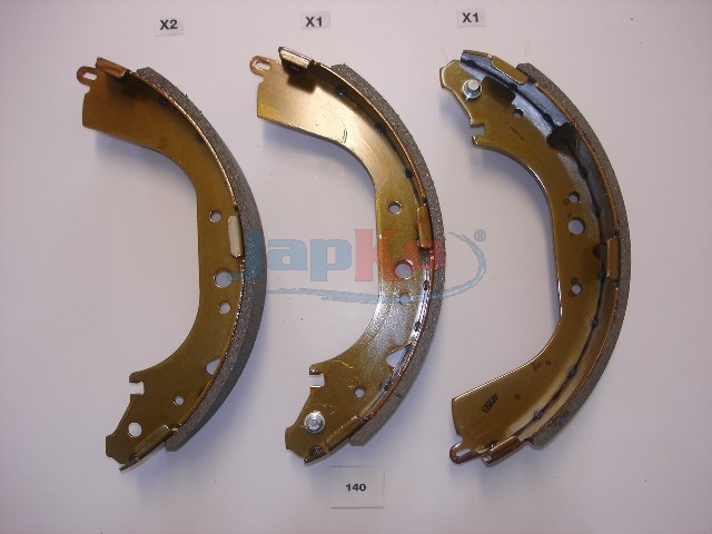 JAPKO Bremsebakkesæt 55140 bagaksel for NISSAN