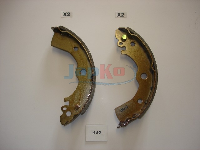 JAPKO Bremsebakkesæt 55142 bagaksel for MAZDA NISSAN