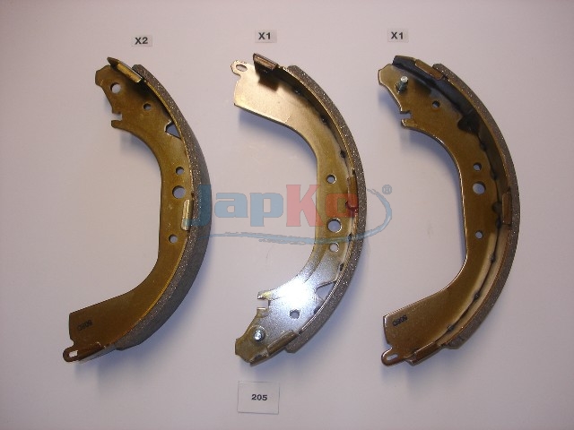 JAPKO Bremsebakkesæt 55205 for NISSAN TOYOTA