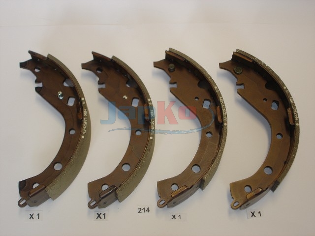 JAPKO Bremsebakkesæt 55214 bagaksel for TOYOTA