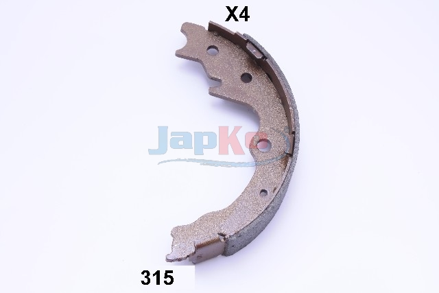 JAPKO Bremsebakkesæt 55315 bagaksel for MAZDA