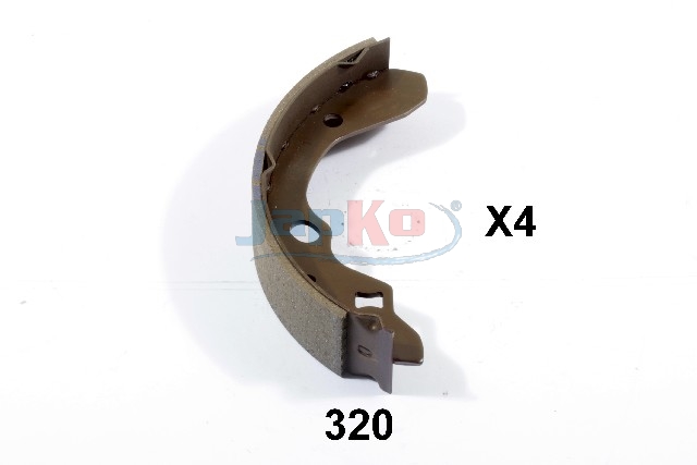 JAPKO Bremsebakkesæt 55320 bagaksel for MAZDA