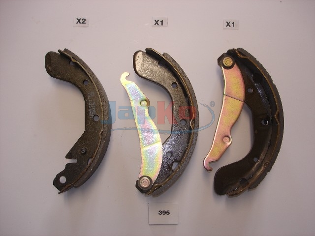 JAPKO Bremsebakkesæt 55395 bagaksel for OPEL GENERAL MOTORS VAUXHALL DAEWOO CHEVROLET