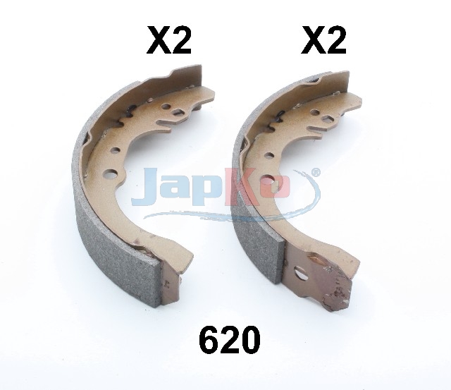 JAPKO Bremsebakkesæt 55620 bagaksel for DAIHATSU SUZUKI