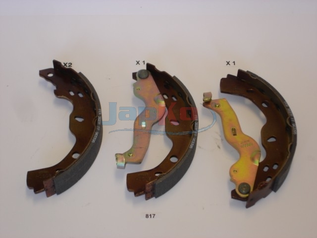 JAPKO Bremsebakkesæt 55817 bagaksel for FIAT ALFA ROMEO SUZUKI