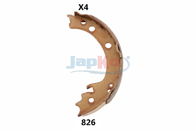 JAPKO Bremsebakkesæt 55826 bagaksel for SUZUKI