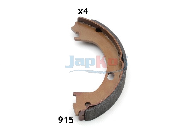 JAPKO Bremsebakkesæt 55915 bagaksel for CHRYSLER