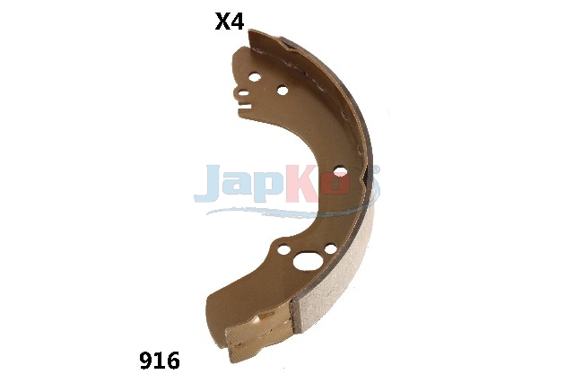 JAPKO Bremsebakkesæt 55916 bagaksel for OPEL GENERAL MOTORS VAUXHALL ISUZU