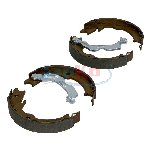 JAPKO Bremsebakkesæt 55w04 bagaksel for DAEWOO PORSCHE