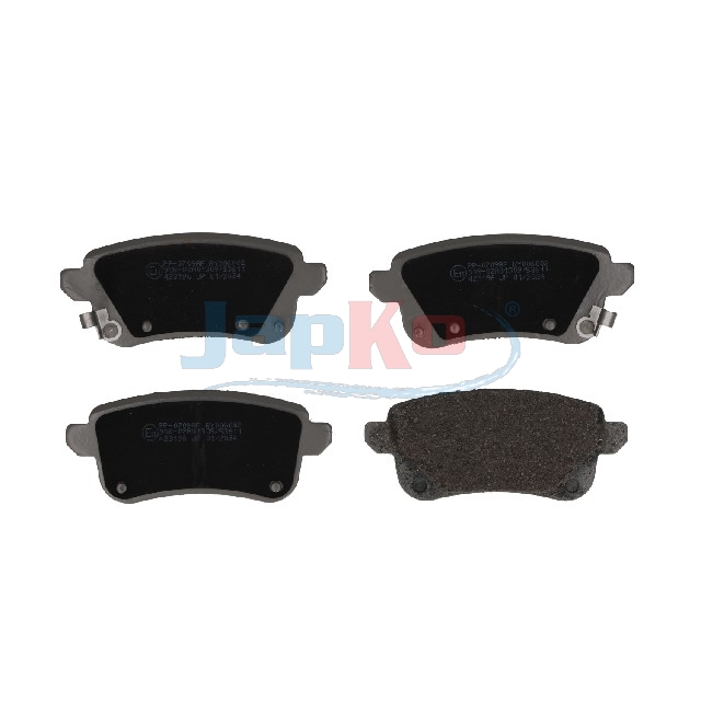 JAPKO Bremseklodser 510709 bagaksel for RENAULT
