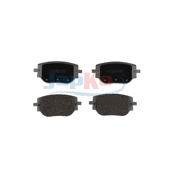 JAPKO Bremseklodser 510621 bagaksel for VAUXHALL