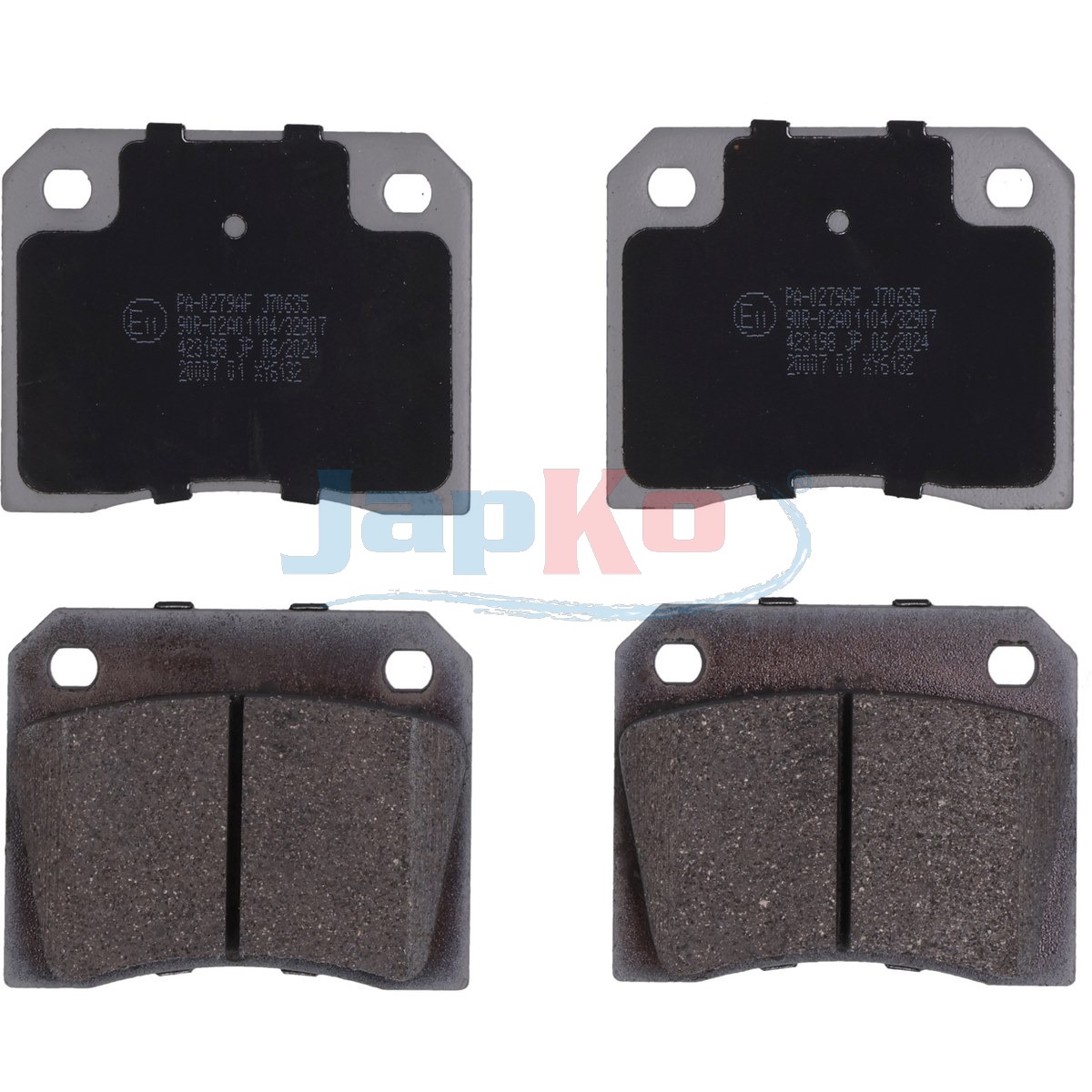 JAPKO Bremseklodser 500279 bagaksel for PEUGEOT AC DAIMLER JAGUAR