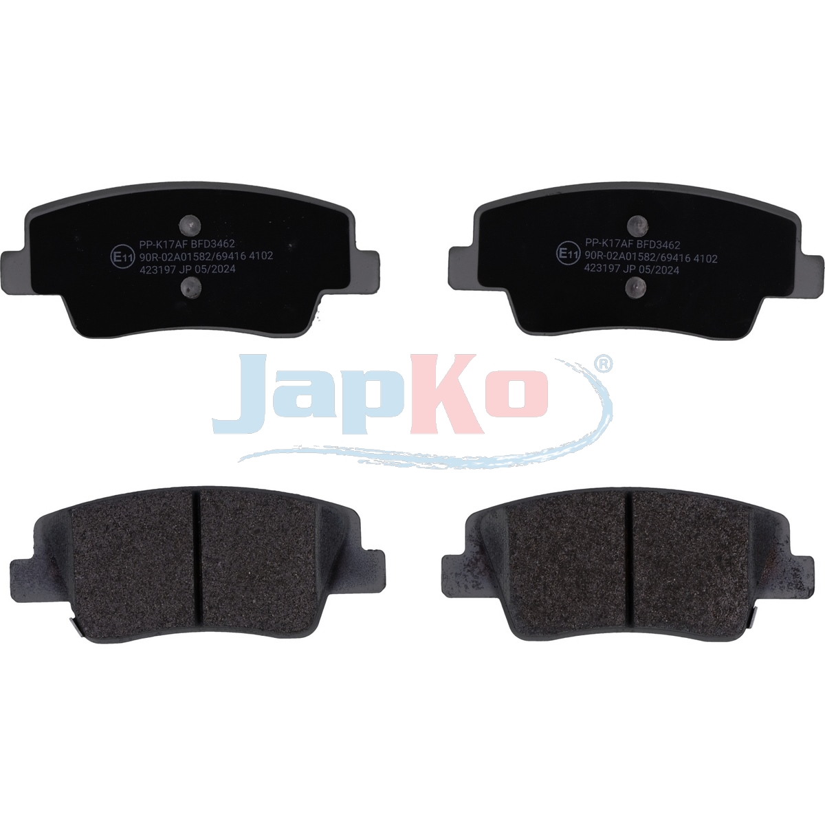 JAPKO Bremseklodser 51k17 for GENESIS HYUNDAI KIA