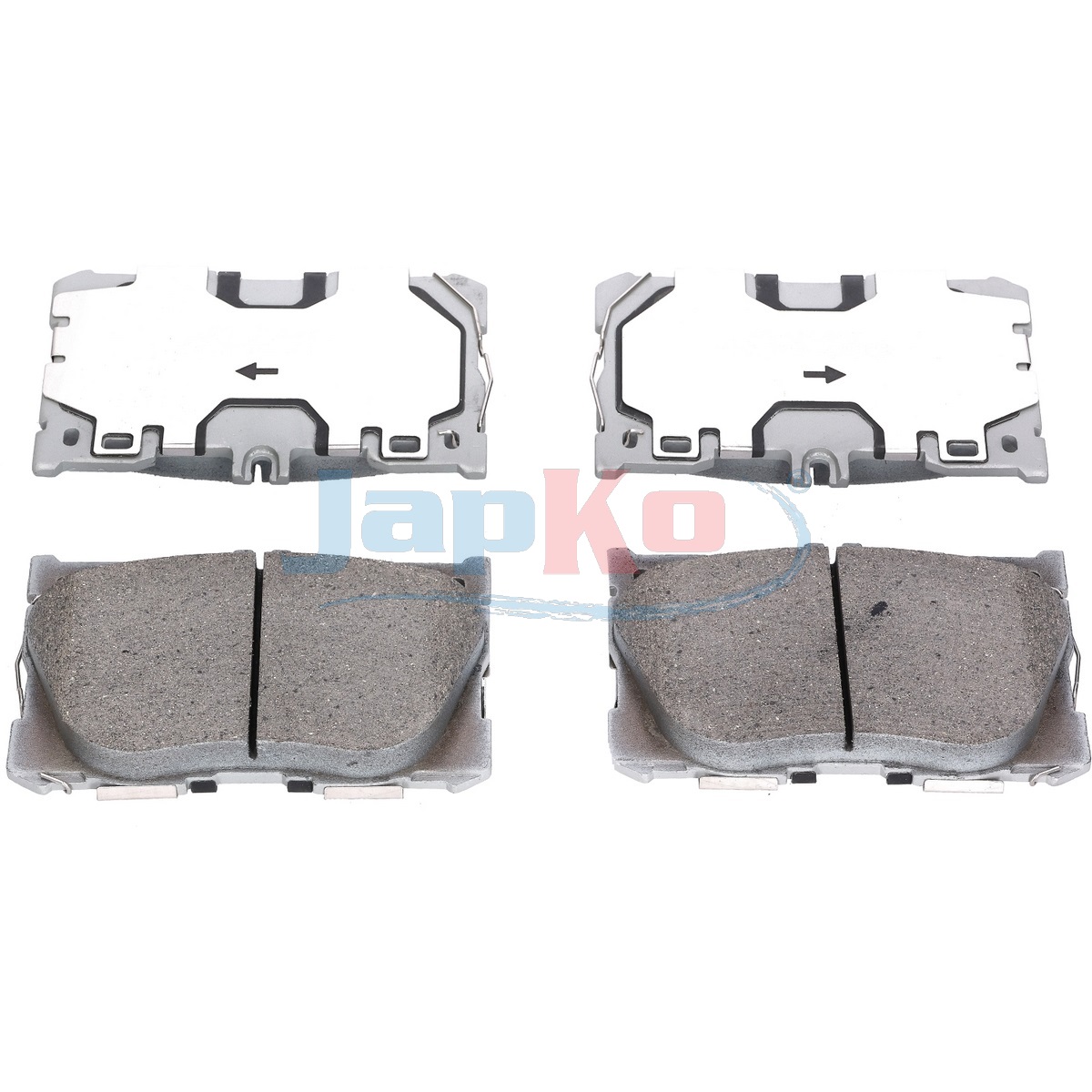 JAPKO Bremseklodser 500555 foraksel for MERCEDES-BENZ