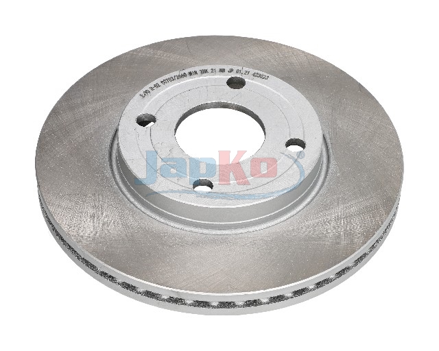 JAPKO Bremseskive 600355c foraksel ventileret 262mm 23mm for FORD