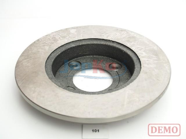 JAPKO Bremseskive 60101c foraksel fuld 238mm 10mm for NISSAN