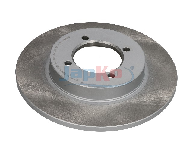 JAPKO Bremseskive 60102c foraksel fuld 244mm 10mm for NISSAN