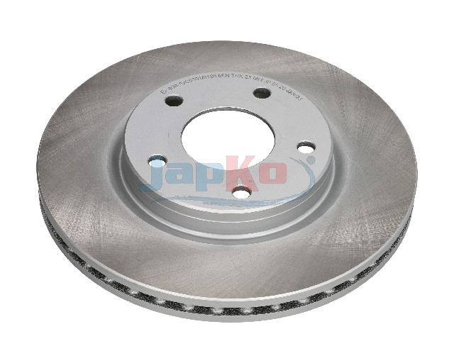 JAPKO Bremseskive 60154c foraksel ventileret 280mm 24mm for NISSAN NISSAN (DFAC)