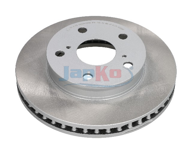JAPKO Bremseskive 602009c foraksel ventileret 257mm 28mm for TOYOTA