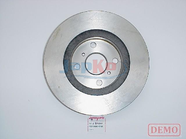 JAPKO Bremseskive 60250c foraksel ventileret 258mm 22mm for TOYOTA