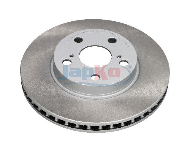 JAPKO Bremseskive 60277c foraksel ventileret 255mm 25mm for LEXUS TOYOTA
