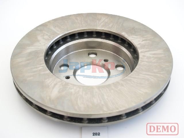 JAPKO Bremseskive 60282c foraksel ventileret 255mm 25mm for TOYOTA