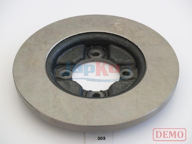 JAPKO Bremseskive 60303c foraksel fuld 249mm 14mm for MAZDA