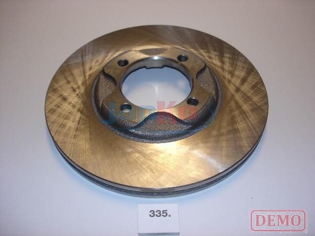 JAPKO Bremseskive 60335c foraksel ventileret 238mm 18mm for MAZDA
