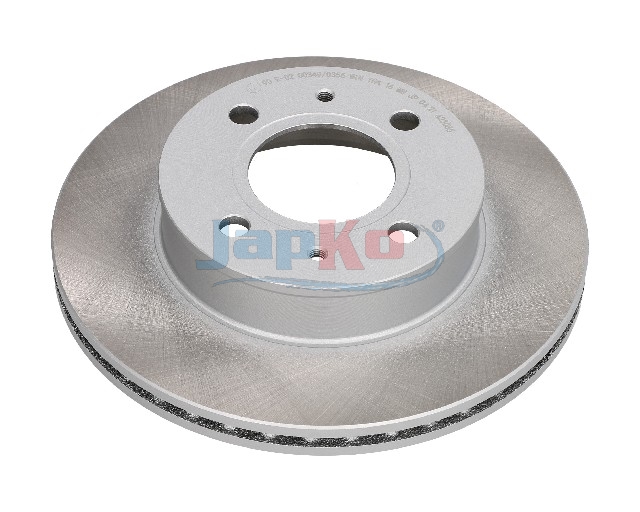 JAPKO Bremseskive 60h07c foraksel ventileret 234mm 18mm for HYUNDAI