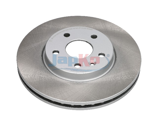 JAPKO Bremseskive 60w15c foraksel ventileret 276mm 26mm for VAUXHALL OPEL CHEVROLET