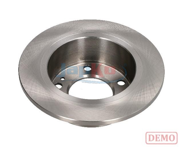 JAPKO Bremseskive 610613c bagaksel fuld 224mm 9mm for PEUGEOT