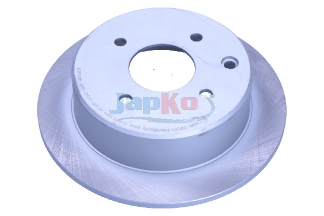 JAPKO Bremseskive 61121c bagaksel fuld 266mm 9mm for NISSAN