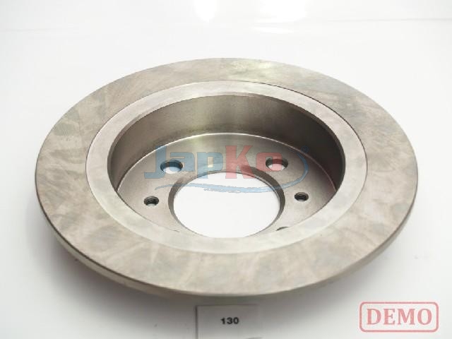 JAPKO Bremseskive 61130c bagaksel fuld 233mm 7mm for NISSAN