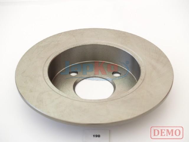 JAPKO Bremseskive 61198c bagaksel fuld 239mm 7mm for NISSAN
