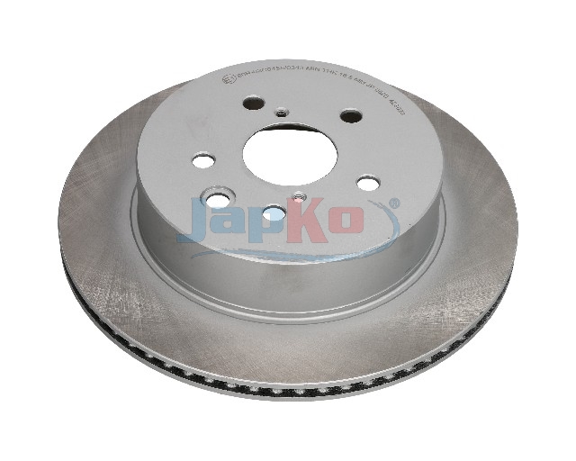 JAPKO Bremseskive 61246c bagaksel ventileret 310mm 18mm for LEXUS