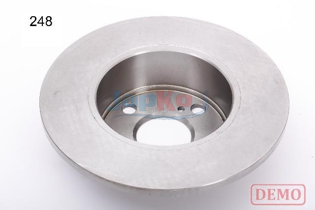 JAPKO Bremseskive 61248c bagaksel fuld 240mm 10mm for TOYOTA